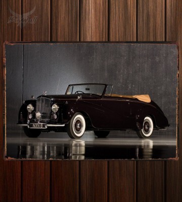 Металлическая табличка Bentley R-Type Drophead Coupe Park Ward